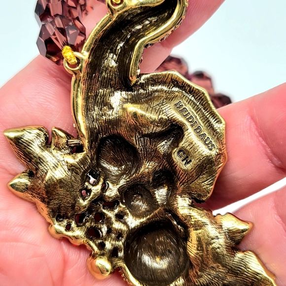 Heidi Daus Holiday Cornucopia Necklace with Multicolor Swarovski Crystals - Picture 12 of 13